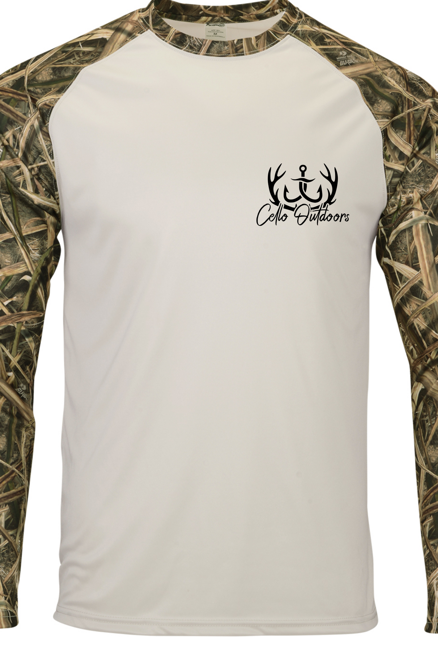 Long Sleeve Shadow Grass Performance T-Shirt - Flying Mallard