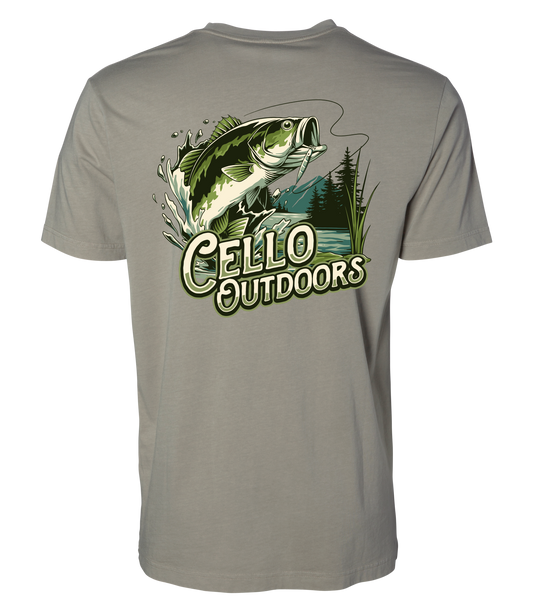 Bass Fishing Short Sleeve Tee