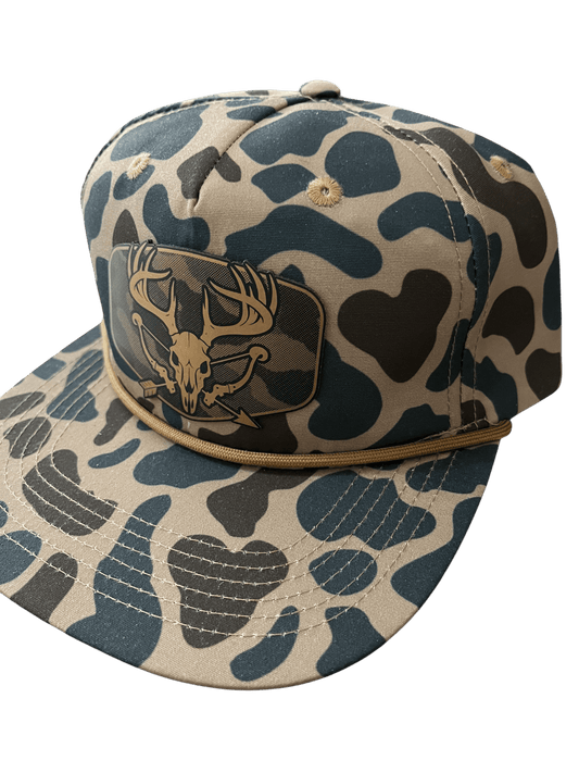 Bark Camo Lost Hat Company Goat Rope - Rack and Bow patch - Cello Outdoors