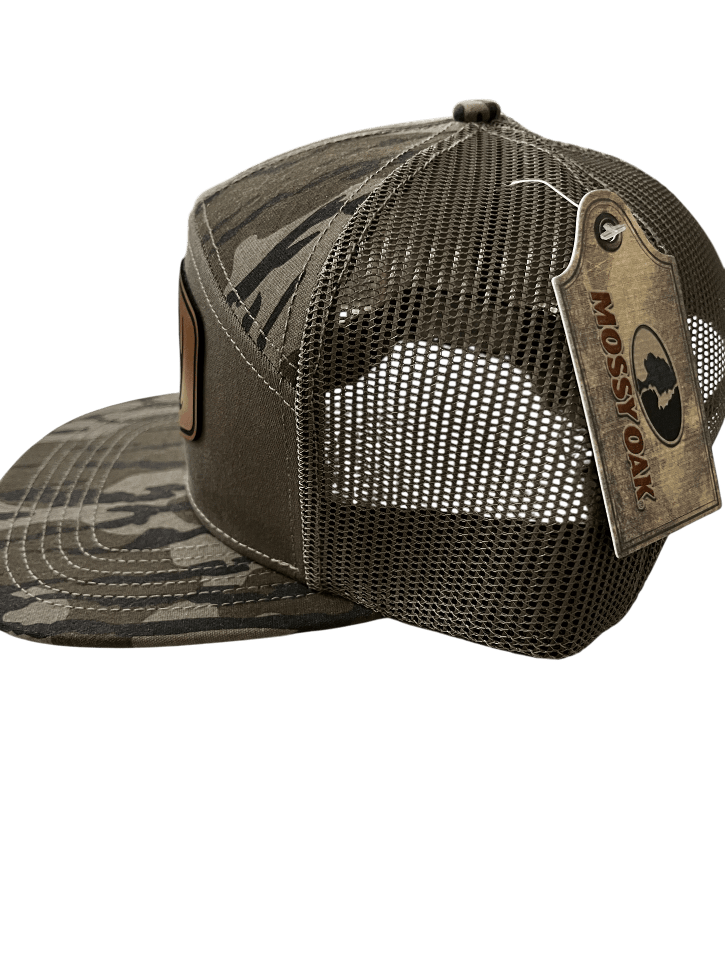 Bottomland Camo - Lost Hat Company 7 - Panel Hat - Logo Patch - Cello Outdoors
