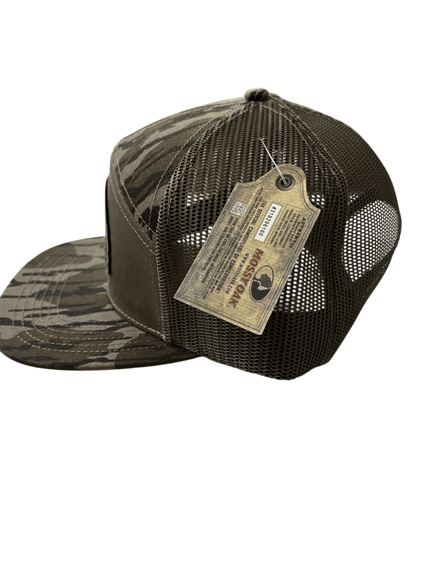 Bottomland Camo - Lost Hat Company 7 - Panel Hat - Turkey Fan - Cello Outdoors