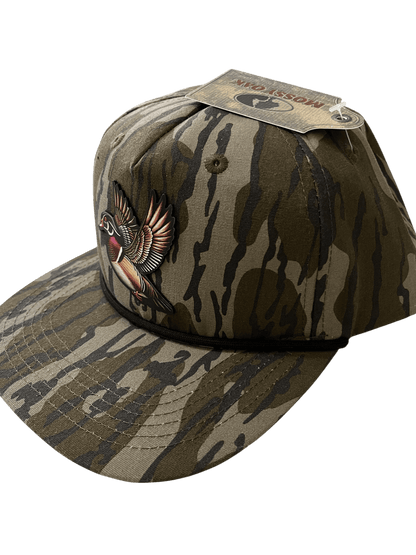 Bottomlands Camo Lost Hat Company Goat Rope - Wood Duck Patch - Cello Outdoors