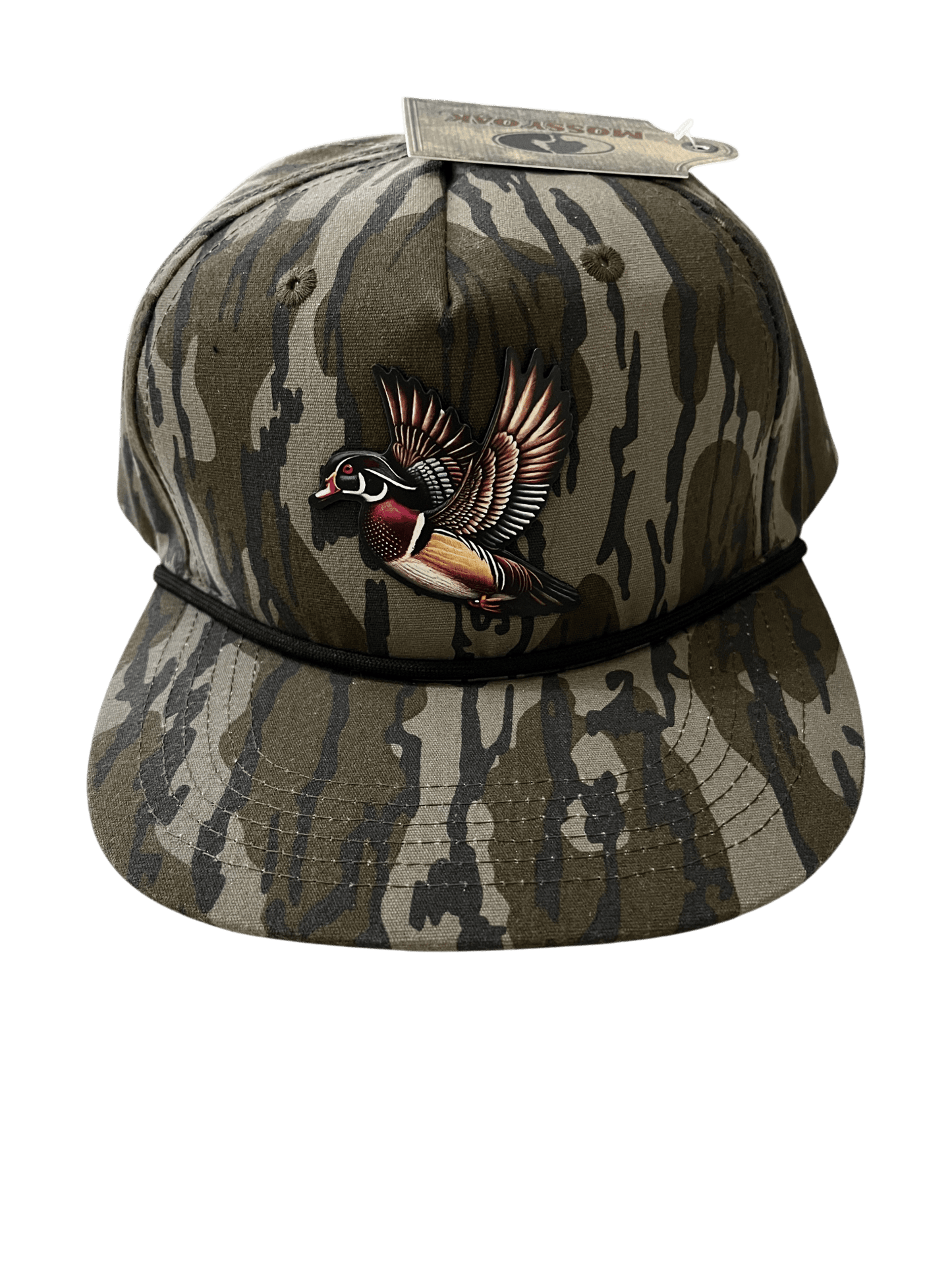 Bottomlands Camo Lost Hat Company Goat Rope - Wood Duck Patch - Cello Outdoors