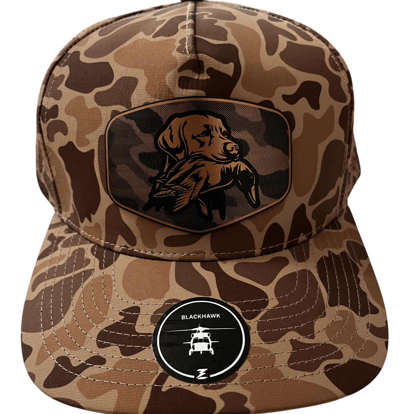 Brown Camo Zapped Headwear 5 - Panel Hat - Dog & Duck - Cello Outdoors