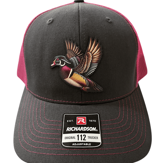Charcoal/Pink Richardson 112 - Wood Duck Patch - Cello Outdoors
