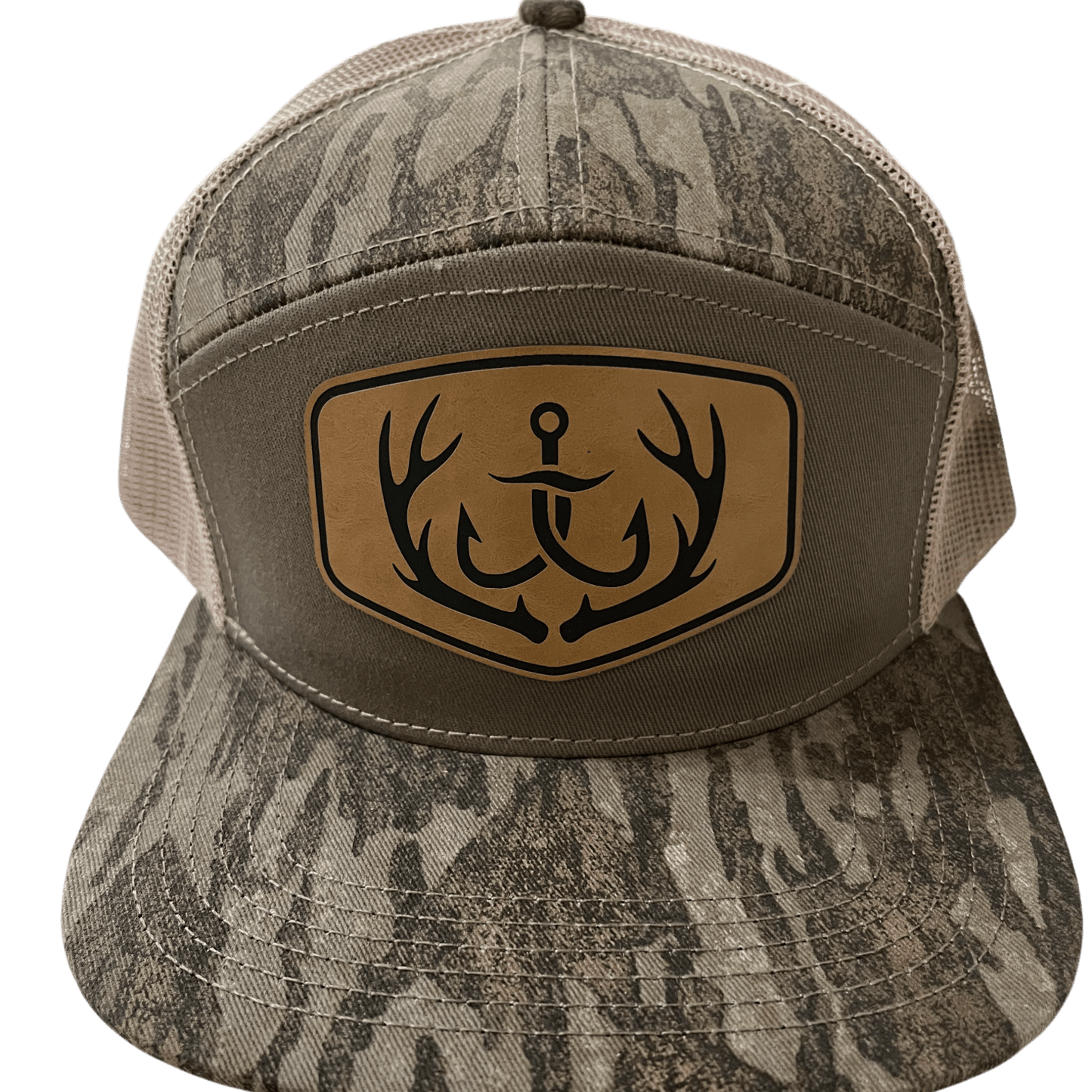 New Bottomland Camo - Lost Hat Company 7 - Panel Hat - CO Logo - Cello Outdoors