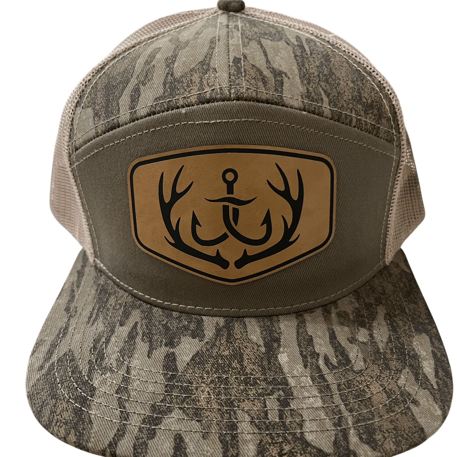 New Bottomland Camo - Lost Hat Company 7 - Panel Hat - CO Logo - Cello Outdoors
