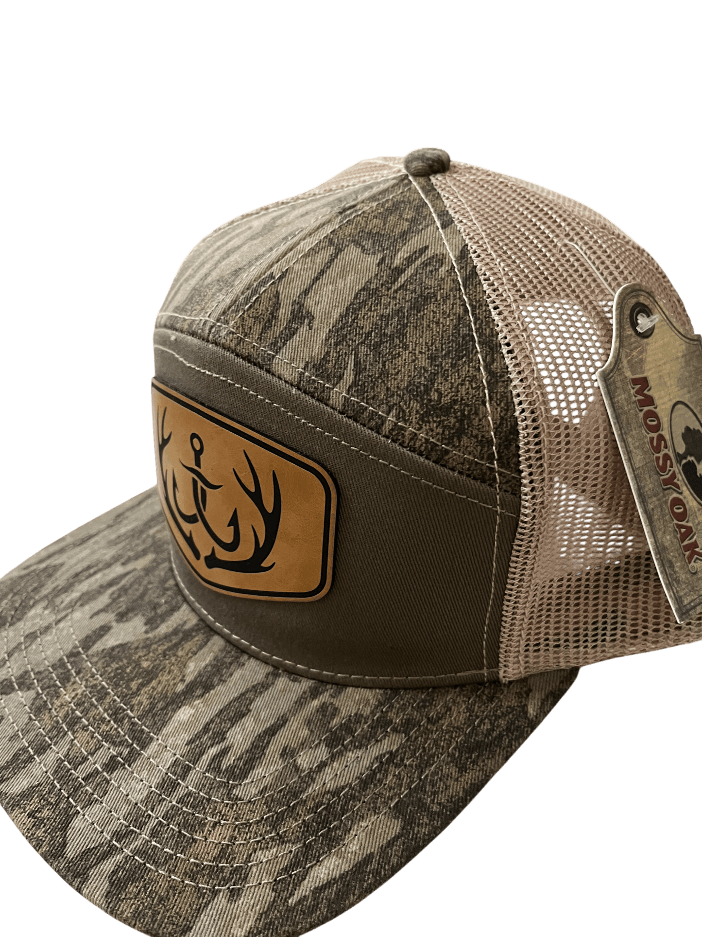 New Bottomland Camo - Lost Hat Company 7 - Panel Hat - CO Logo - Cello Outdoors