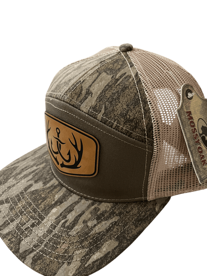New Bottomland Camo - Lost Hat Company 7 - Panel Hat - CO Logo - Cello Outdoors
