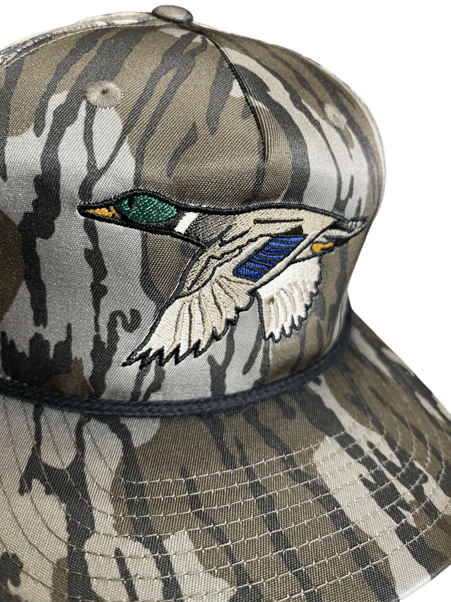 Richardson 256P Bottomlands Duck Embroidered Rope Hat | Classic Outdoor Snapback - Cello Outdoors