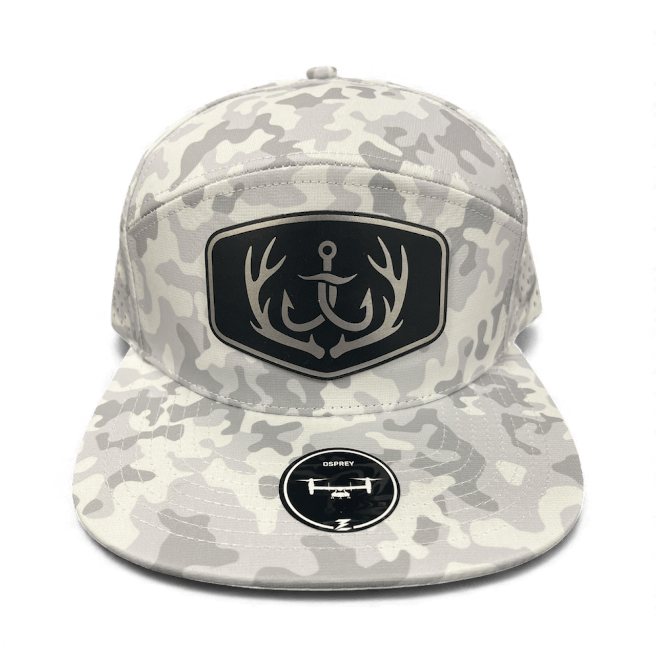 Snow Camo Hat with Cello Outdoors Logo - Cello Outdoors