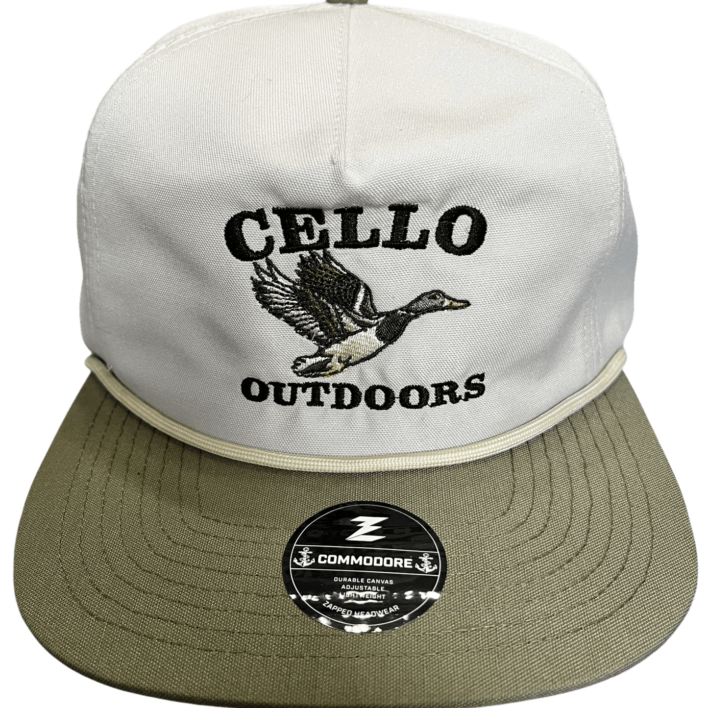 Zapped Headwear Commodore - Natural/Olive - Cello Outdoors