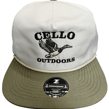 Zapped Headwear Commodore - Natural/Olive - Cello Outdoors