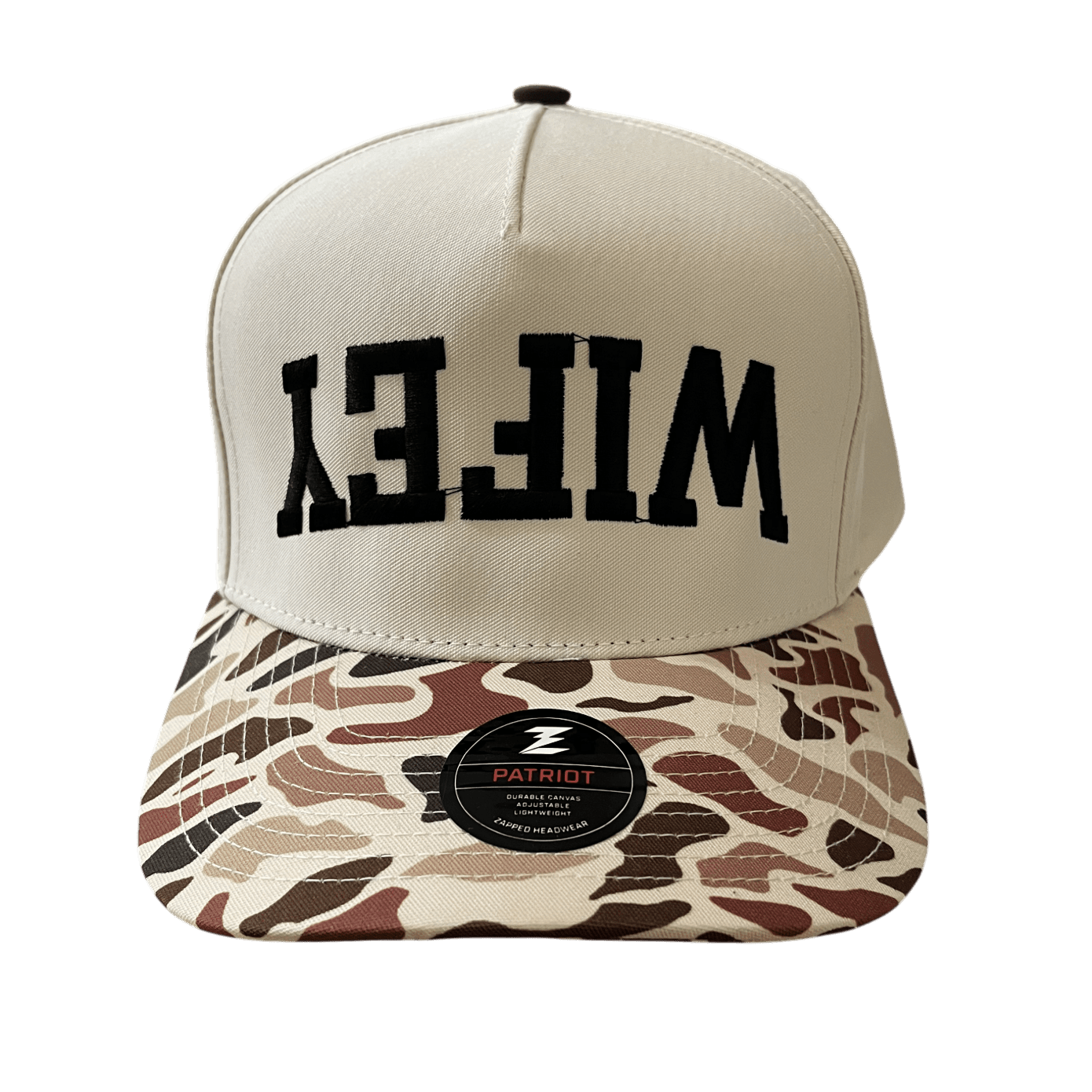 Zapped Headwear Patriot - Brown Camo - Wifey - Cello Outdoors