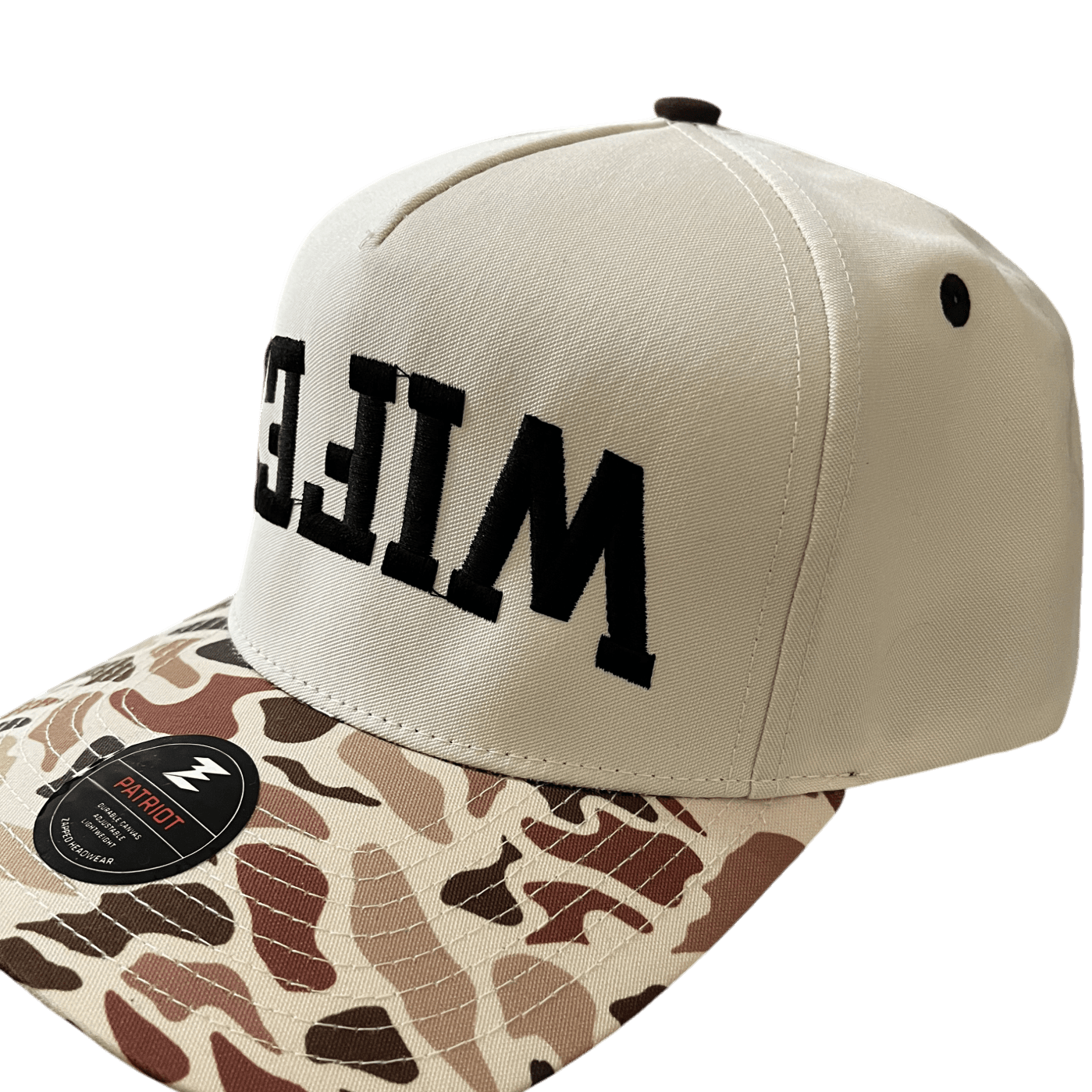 Zapped Headwear Patriot - Brown Camo - Wifey - Cello Outdoors