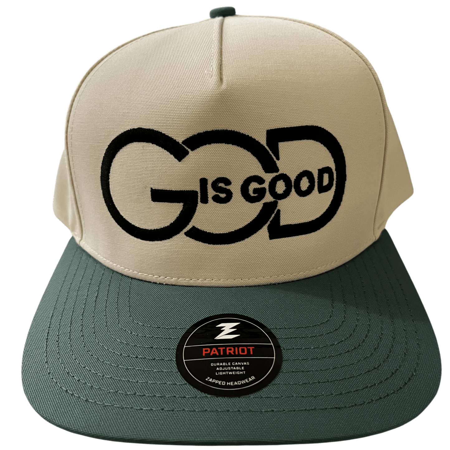 Zapped Headwear Patriot - Green - God is Good - Cello Outdoors